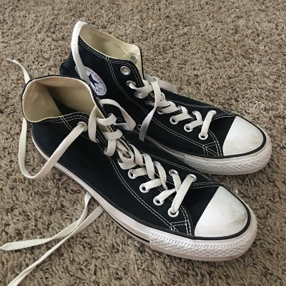 Converse high top Chuck Taylor All Star black size 8